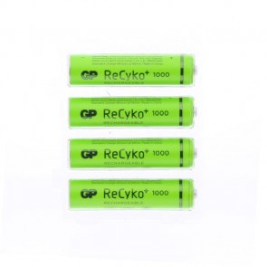 Gp 1000 Mah Şarj Edilebilir Aaa Pil Recyko+Rechargeable (4'lü Paket)