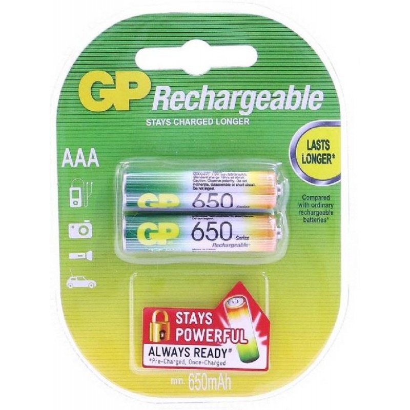 Gp 650 Mah aaa Şarj Edilebilir Pil