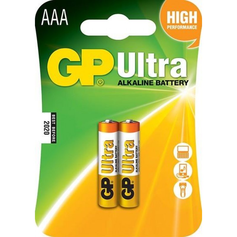 GP Ultra Alkaline aaa İnce Kalem Pil 1.5V (Gp24Au-2U2)