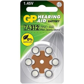 GP ZA312 1.45v İşitme Cihazı Kulaklık Pili