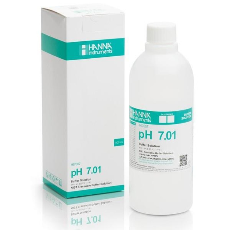 Hanna HI7007L Ph7 Kalibrasyon Solüsyon Çözeltisi 500mL