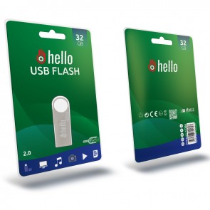 POWERWAY 32 GB METAL USB 2.0 FLASH BELLEK