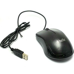 HELLO HL-38 1000 DPI SİYAH KABLOLU OPTİK MOUSE