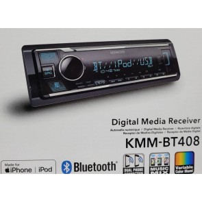 KENWOOD KMM-BT408 BLUETOOTH USB 3 ANFİ ÇIKIŞLI OTO TEYP