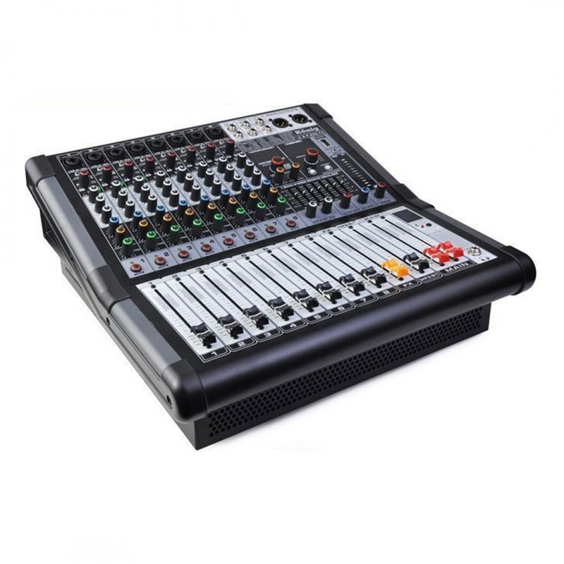 KÖNİG KRS-8P 100FX  2X500W 8 KANAL BLUETOOTH POWER MIXER