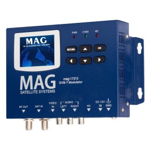 MAG MG-17313 LCD EKRANLI HD-RF CONVERTER FULL HD DVB-T ENCODER MODULATOR (DVB-T/AV/HDMI)