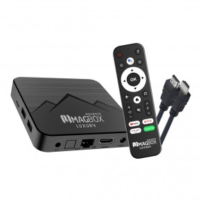 MAGBOX MAGROID LUXURY 32 GB HDD 2 GB RAM BLUETOOTH 5G SES KOMUT KUMANDALI ANDROID TV BOX