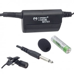 MAGICVOICE MM-701 600 OHM KABLOLU YAKA MİKROFONU