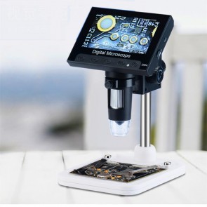 Mikroskop Digital DM-4 1000X 1080P 4.3* Lcd Ekran 8 Led Portatif