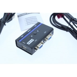 MT-VIKI 2 Port Kvm Switch Otomatik Klavye ile Geçiş 3x USB Girişli