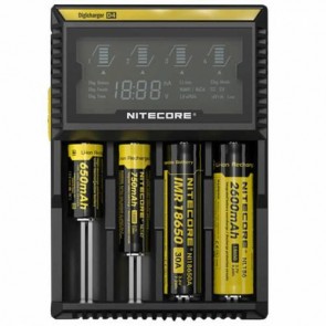 NiteCore Digi D4 LCD 18650 Pil Şarj Aleti / Nitecore Li-ion LiFe Ni