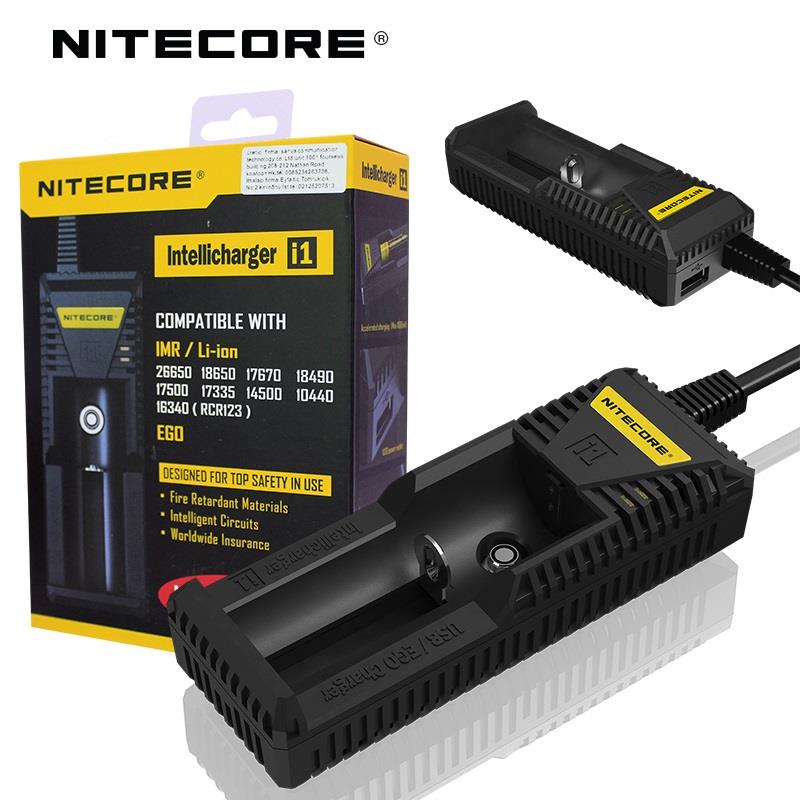 NiteCore İntelliCharger İ1 18650 Li-ion USB EGO Pil Şarj Aleti