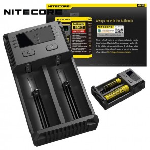 NiteCore New i2 / İ2 Li-ion NI-CD NI-MH 18650 Pil Şarj Aleti