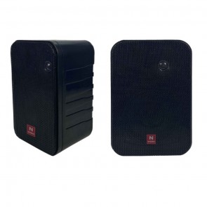 NWORK NW-4T 10 CM 10 WATT 2Lİ TAKIM SİYAH TRAFOLU SÜTUN HOPARLÖR