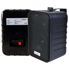 NWORK NW-4T 10 CM 10 WATT 2Lİ TAKIM SİYAH TRAFOLU SÜTUN HOPARLÖR