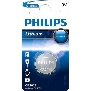 Philips Pil Minicell Lithium Cr-2025 Tekli