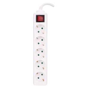 PHILIPS SPS1050A/51 5Lİ 2 METRE KABLOLU BEYAZ ÇOCUK KORUMALI PRİZ
