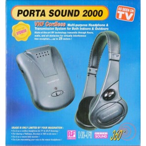 Porta Sound 2000 Kablosuz Kulaklık Ses Dinleme Cihazı