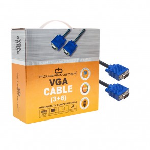 POWERMASTER 15 PİN 3+6 ERKEK/ERKEK 15 METRE VGA KABLO