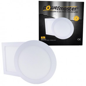 Powermaster 3 Watt Sıva Altı 6500K Beyaz Yuvarlak 74Mm Slım Led-Eco Sp