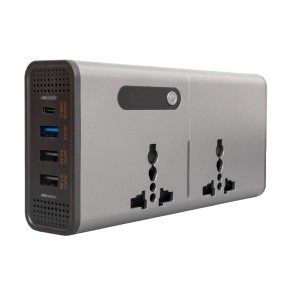 POWERMASTER CZ04/12V-24V 12-24 VOLT 200 WATT 3 USB + TYPE-C GİRİŞLİ ARAÇ POWER INVERTER