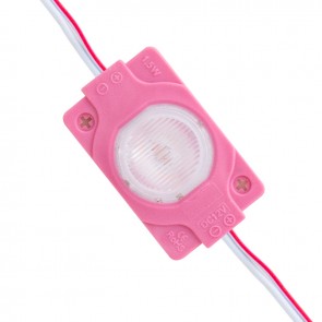 POWERMASTER MODÜL LED 12V 1.5W PEMBE 3030 40X30 MM (20 ADET)