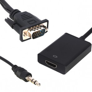 POWERMASTER PM-18637 VGA ERKEK TO HDMI DİŞİ DÖNÜŞTÜRÜCÜ KABLO