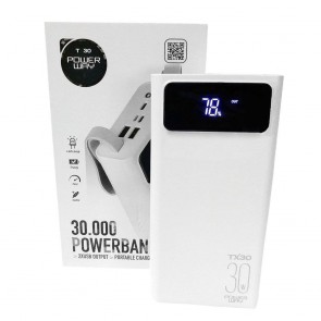 POWERWAY TX30 30000 MAH DİJİTAL GÖSTERGELİ POWERBANK