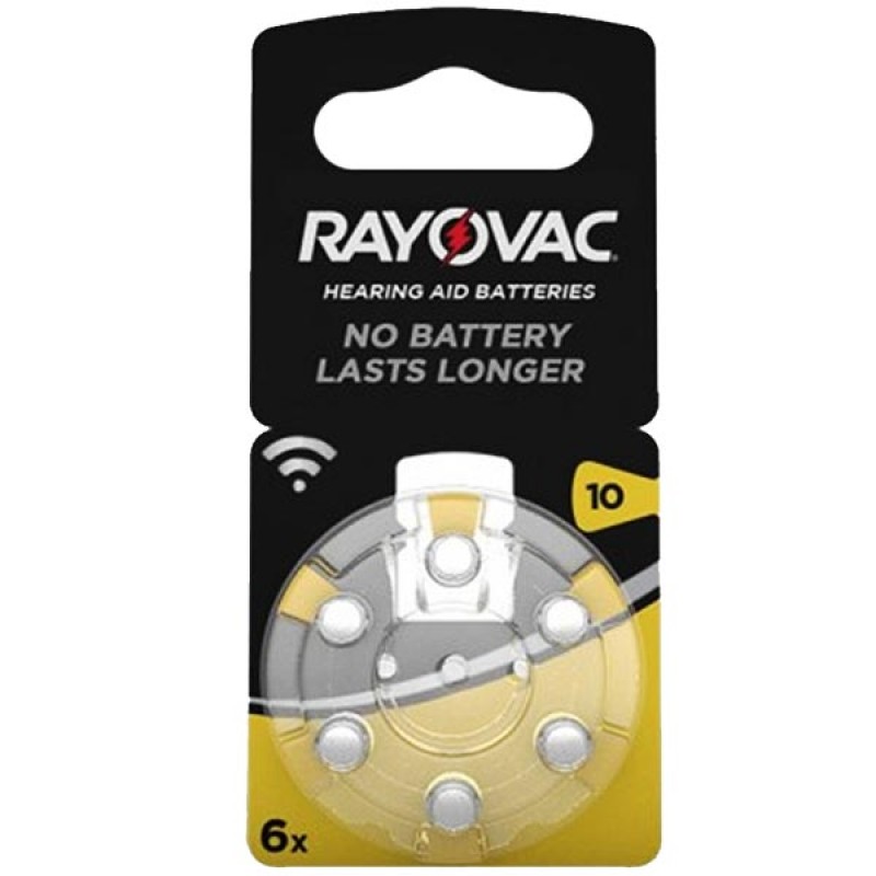 RAYOVAC 10 NO KULAKLIK PİLİ (6LI PAKET FİYATI) 4549