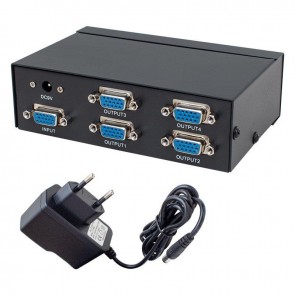 S-LINK SL-2504 4 PORT 250 MHZ  MONİTÖR ÇOKLAYICI VGA SPLITTER DAĞITICI