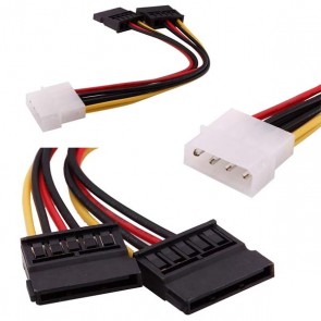 S-LINK SL-P516 İKİLİ SATA POWER KABLO (10'LU PAKET)