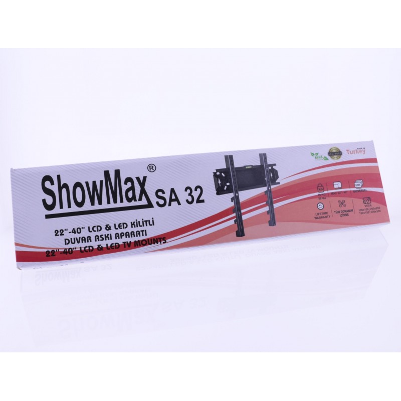 ShowMax SA-32 22*-40*İnch Lcd Led Tv Kilitli Duvar Askı Aparatı