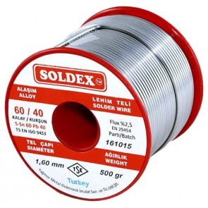 Soldex 1.60 mm 500 gr Lehim 60/40