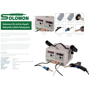 Solomon SL-916 Lehimleme ve Sökme İstasyonu