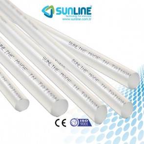 Sunline Silikon Mum Kalın Beyaz 11,2mm 30cm 10 Adet