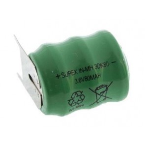 SUPEX 3DK80 3.6 VOLT 80 MAH BIOS PİLİ