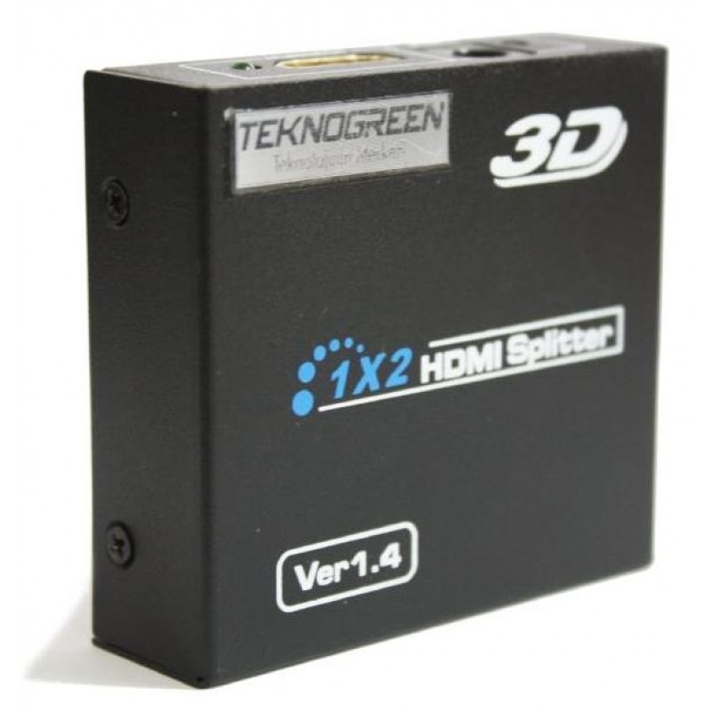 TeknoGreen 1x2 Port Hdmi 3D Splitter Çoğaltıcı