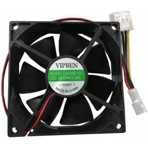 TeknoGreen 90Mm X 90Mm X 25Mm 12V Power Kasa Fanı