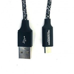 TeknoGreen TKU-C203 Örgülü 1 Mt. Micro USB Şarj ve Data Kablosu