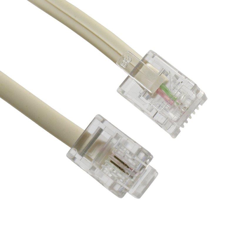 Hazır Telefon Hat Kablosu 6P/2C 25 Metre