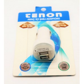 Tenon 2 İn 1 Usb To Araç Çakmak Dönüştürücü