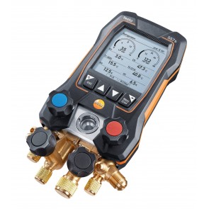 Testo 557S Akıllı Dijital Manifold Seti - 4 Yollu Valf