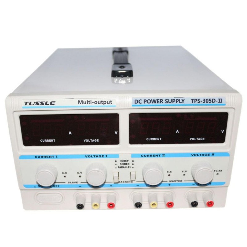 Tussle Tps-305D-II 0-30v 0-60v 5A Çift Çıkışlı Ayarlı Güç Kaynağı