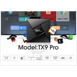 Tx9 Pro Androıd Tv Box Android 4K UHD 3D 