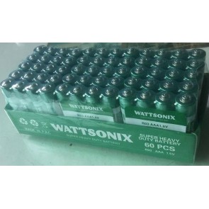 WATTSONIX R03 AAA İNCE KALEM PİL (60LI PAKET KUMANDA PİLİ)