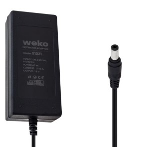 WEKO 19 VOLT - 3.42 AMPER - 65 WATT 4.0*1.7 UÇLU YERLİ ÜRETİM NOTEBOOK ADAPTÖR