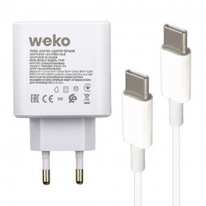 Weko Wk-21440 S11-c 25 Watt Şarj Başlık Adaptörü + Type-c To Type-c Kablo No:9t