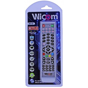 Wicom W45 V4 Öğrenebilen Akıllı Kumanda Kalıcı Hafıza 8in1 Netflix