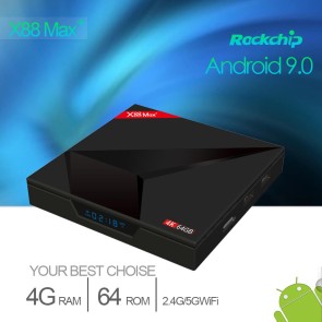 X88 Max+ Mini Androıd Tv Box Android 4K UHD 3D 