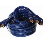 PM-425 2 Rca Erkek + 4 Rca Erkek 5 Metre Mavi Kablo